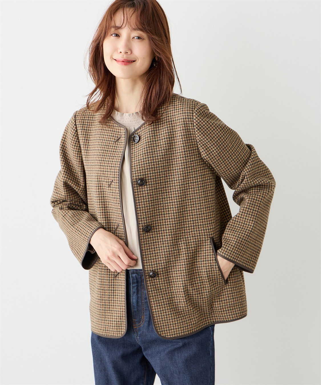 Petit Honfleur フェイクウールジャケット_variation_2