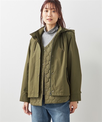 ４WAYコート(カーキ-9号)