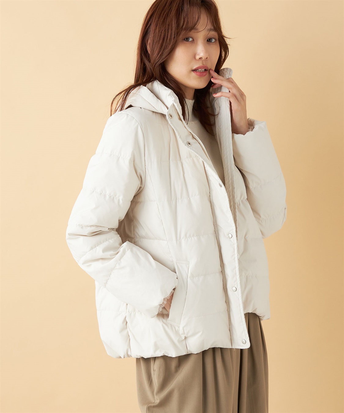 Petit Honfleur ショートダウンコート_variation_1