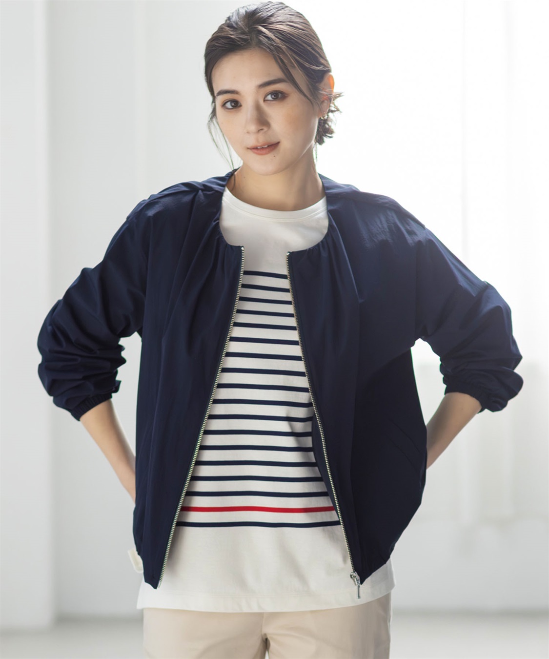 Petit Honfleur ショートブルゾン_main