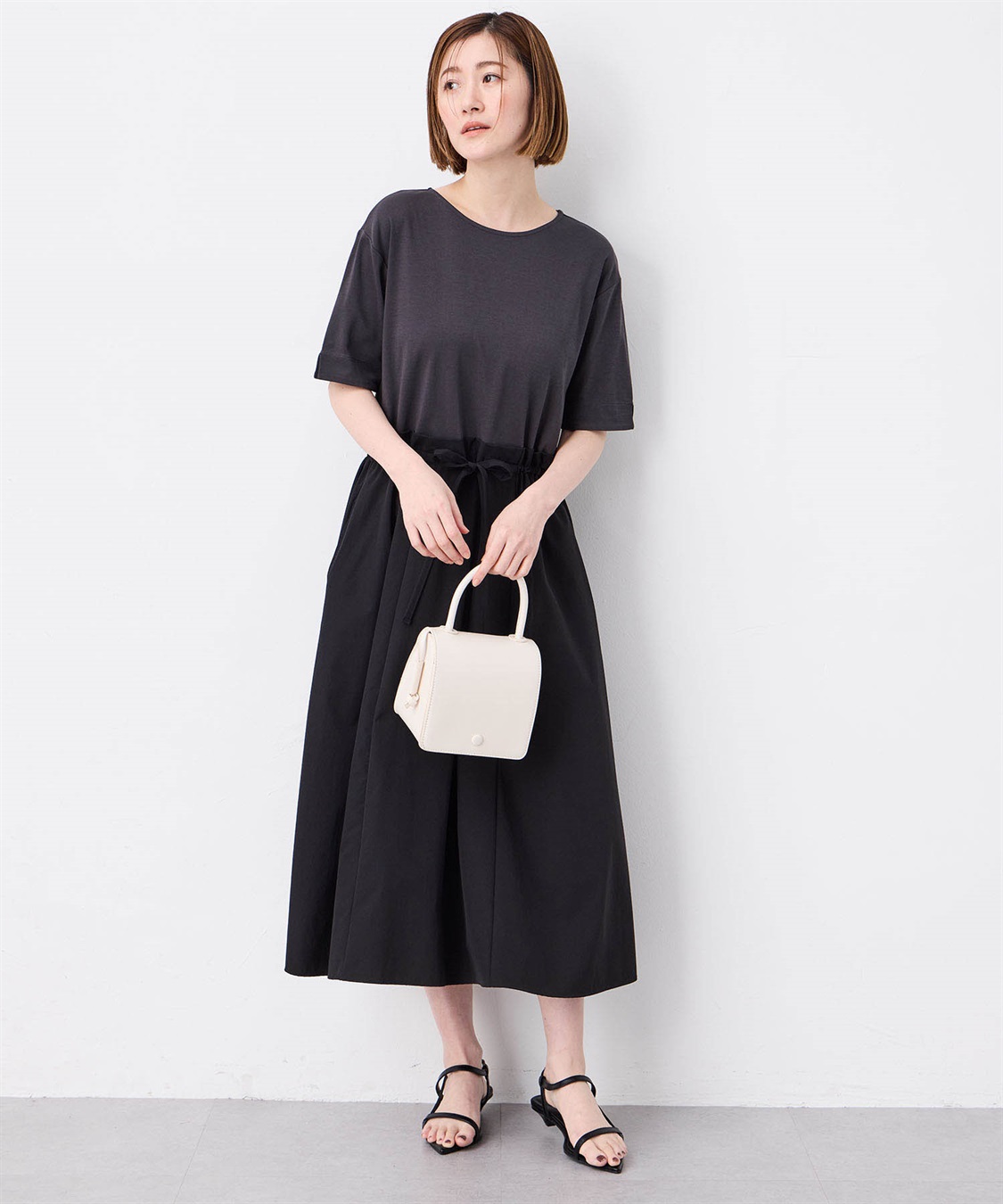 Petit Honfleur ドッキングワンピース_main