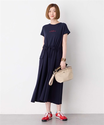 カーゴドッキングワンピース(ネイビー-M)