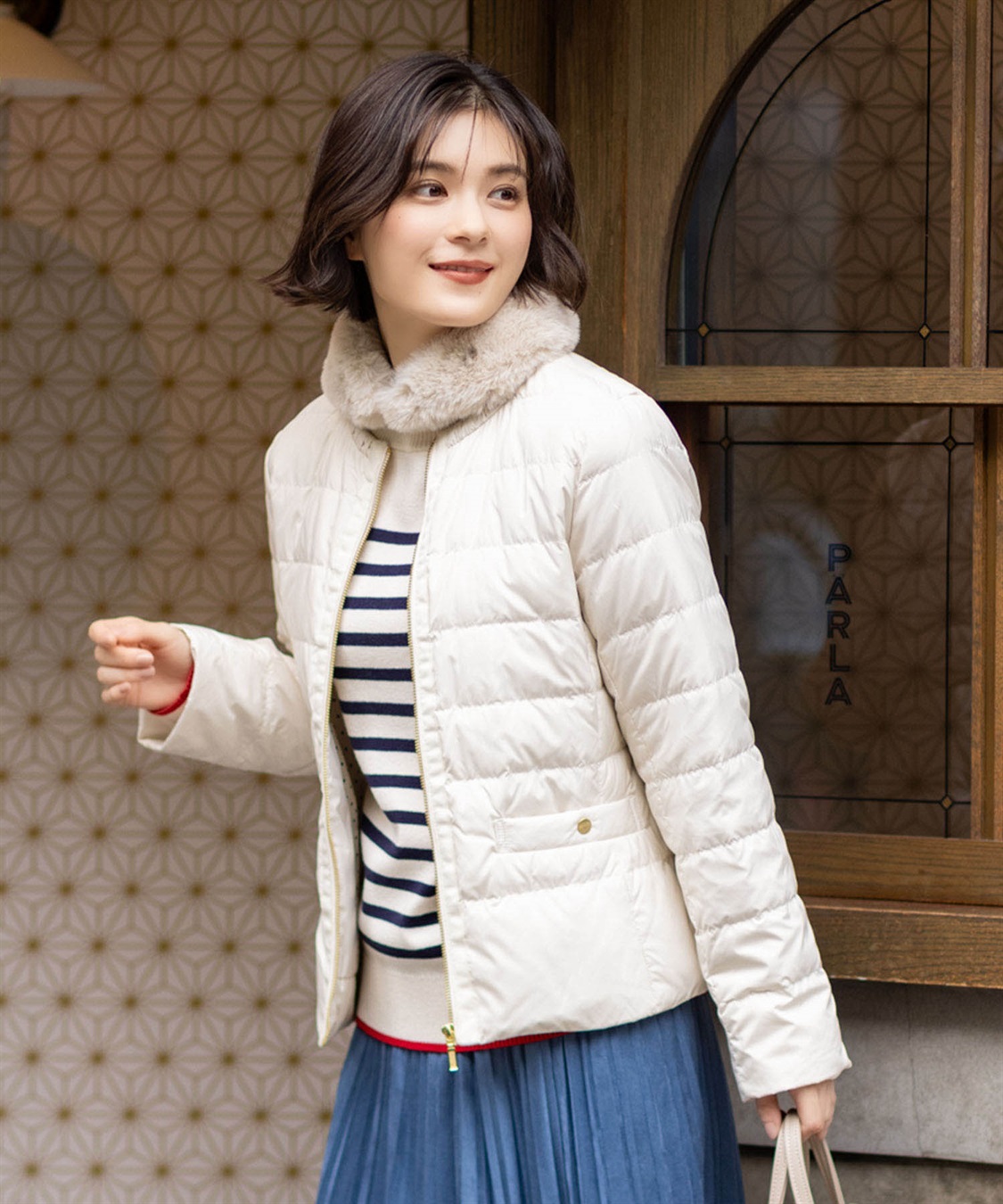 Petit Honfleur ショートダウンコート_main