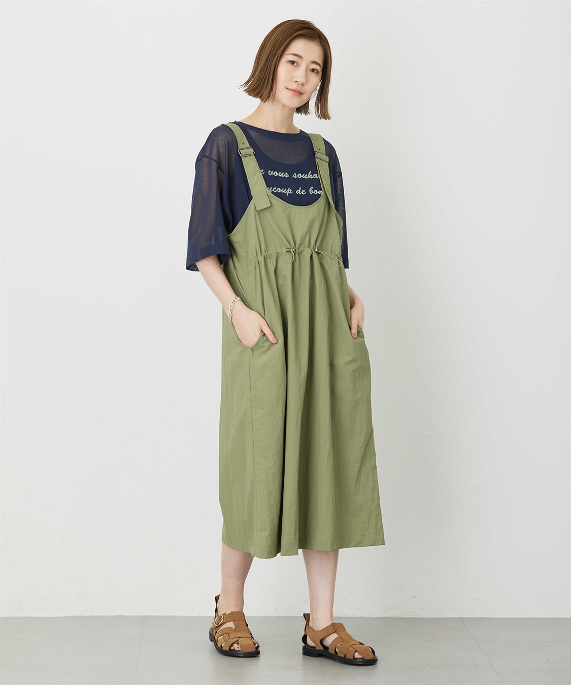 Petit Honfleur ドロストジャンパースカート_main