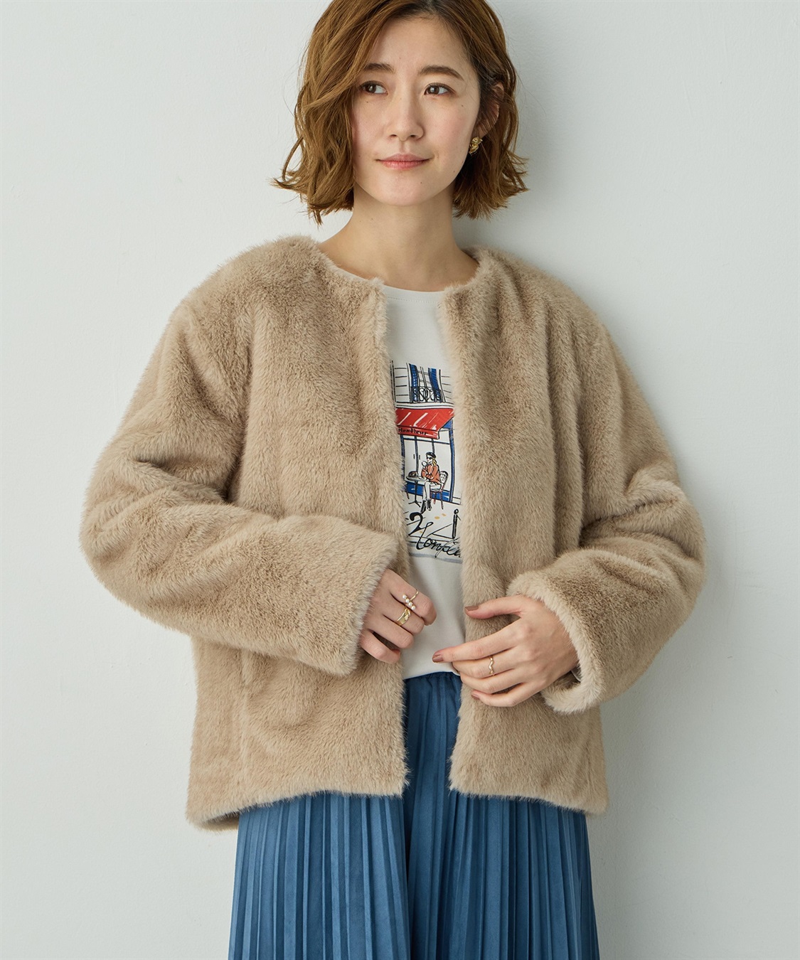 Petit Honfleur ファージャケット_variation_1