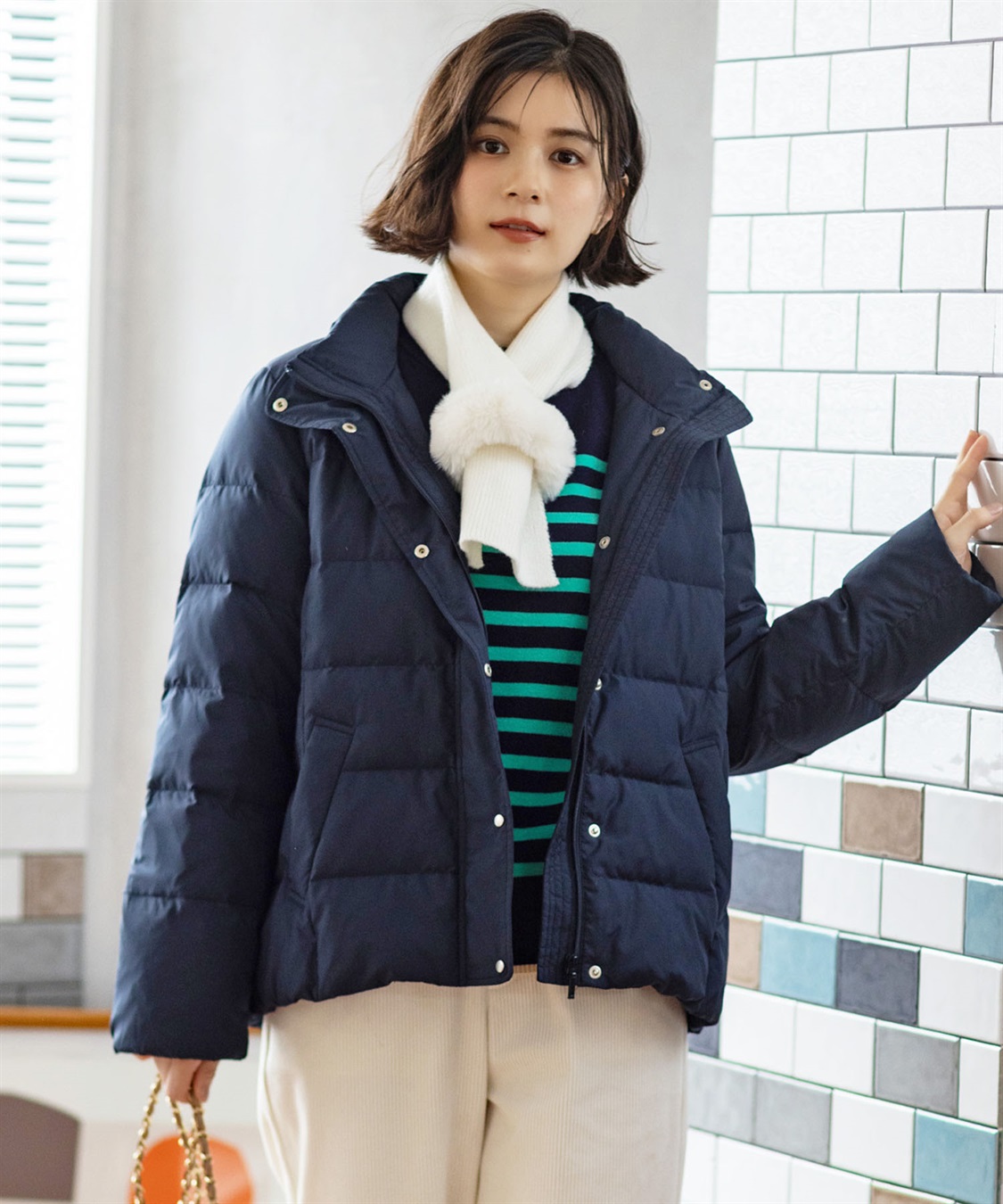 Petit Honfleur ショートダウンジャケット_main