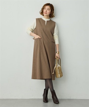 Petit Honfleur キーネックジャンパースカート_variationthumb_2