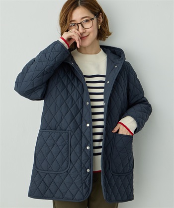 Petit Honfleur フード付き中綿コート_variationthumb_3