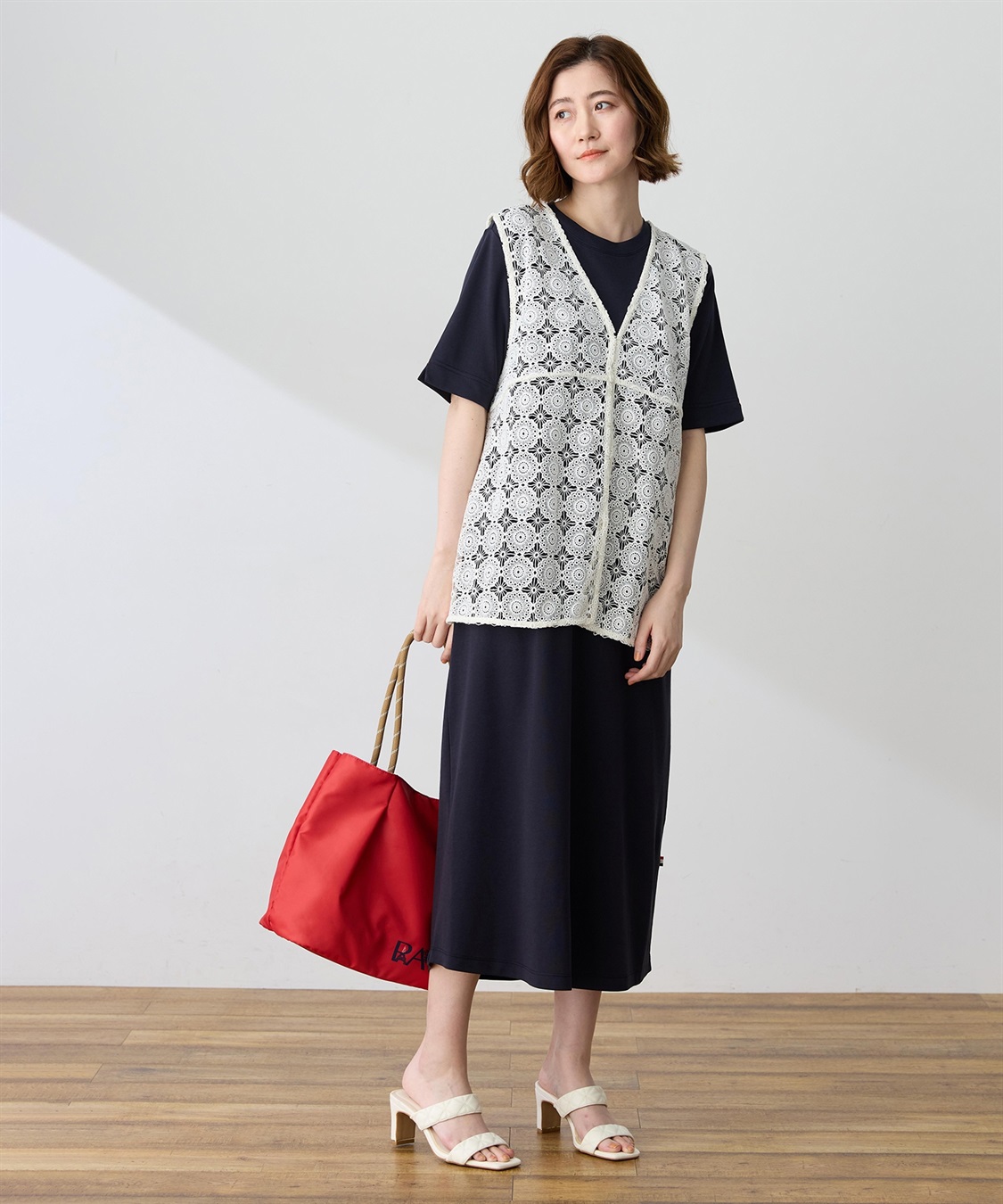 Petit Honfleur レースジレワンピースアンサンブル_variation_2