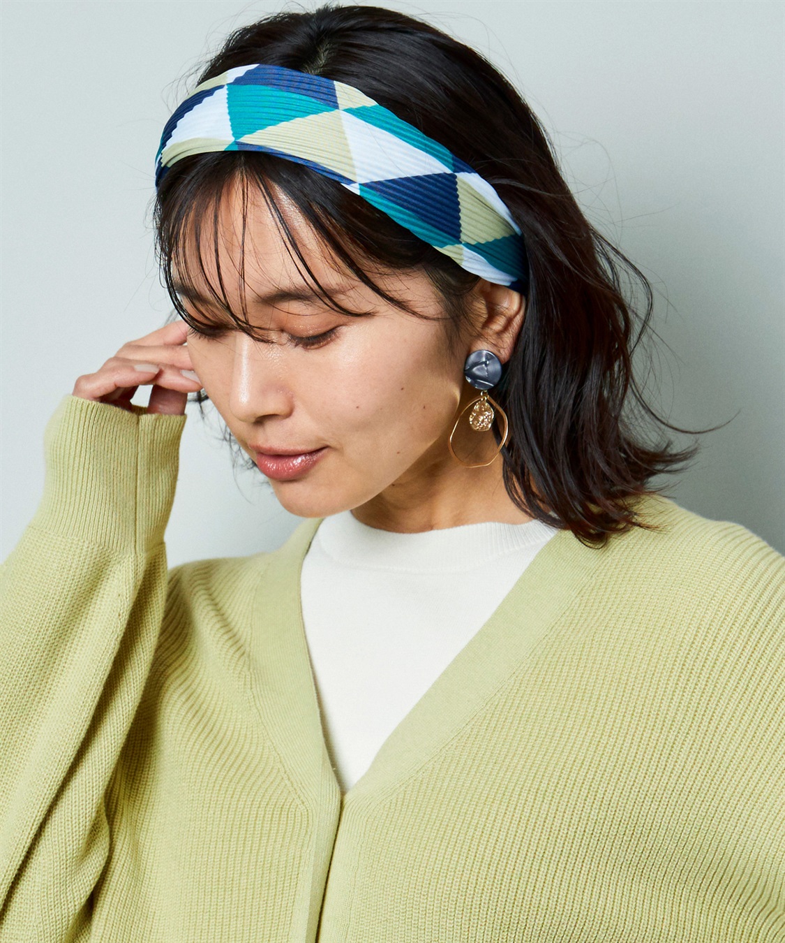 Petit Honfleur プリーツスカーフ_main