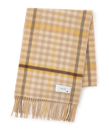 リバーシブルマフラー(アイボリー-フリー)