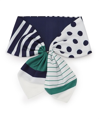 【冷感】スカーフ(ネイビー-フリー)