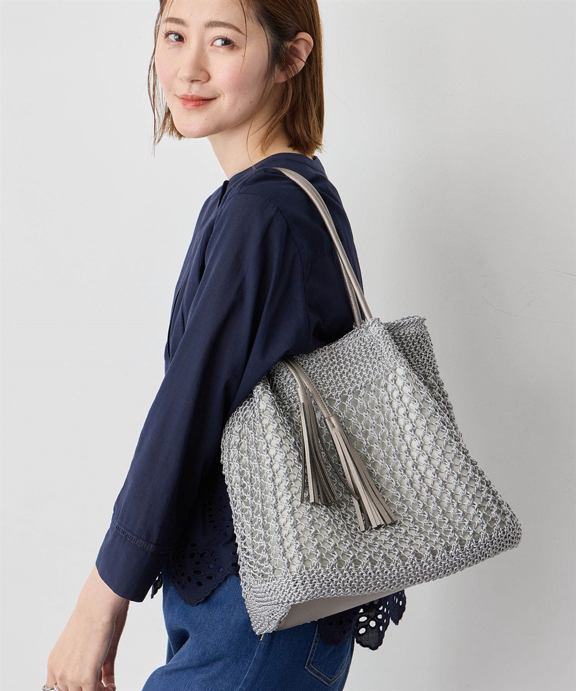 Petit Honfleur メッシュバッグ_main