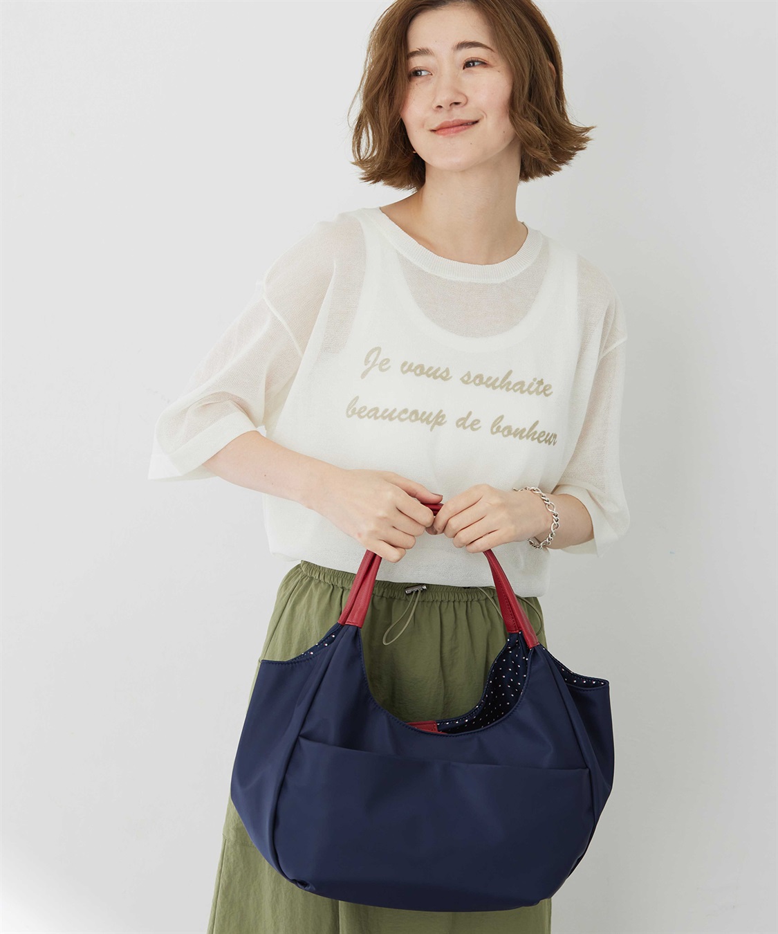 Petit Honfleur アパッシュプリントバッグ_main