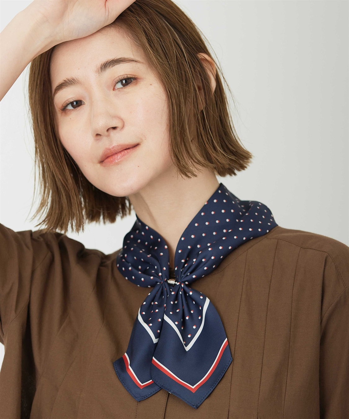 Petit Honfleur アパッシュプリントスカーフ_main