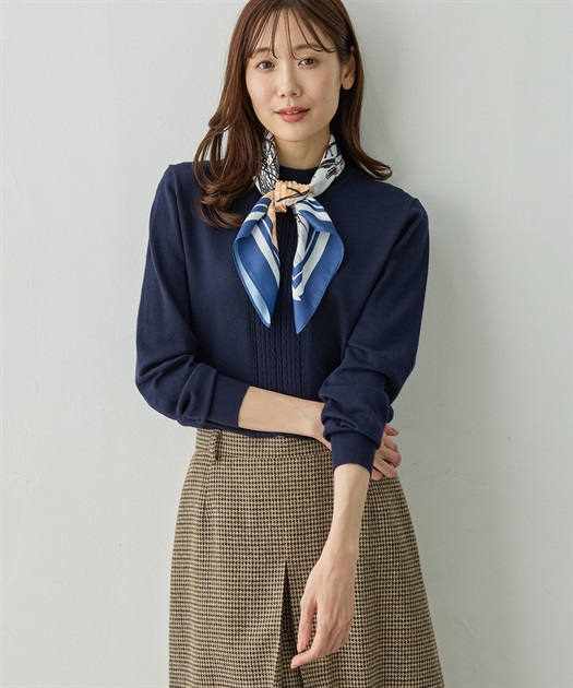 プリーツスカーフ Petit Honfleur｜クロスプラス公式通販サイト