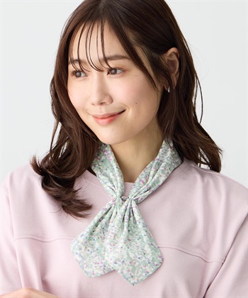 Petit Honfleur 【Liberty】リバティプリントワンタッチスカーフ【接触冷感】_variationthumb_1