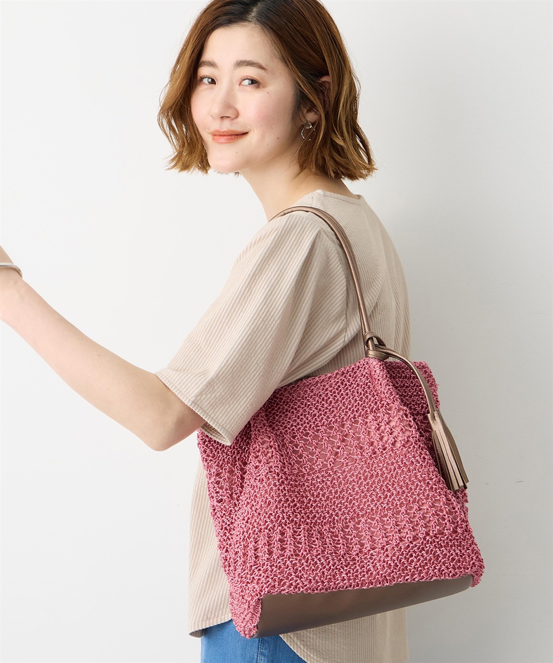 Petit Honfleur メッシュバッグ_main