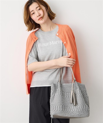 メッシュバッグ(グレー-フリー)