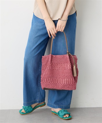 メッシュバッグ(ピンク-フリー)