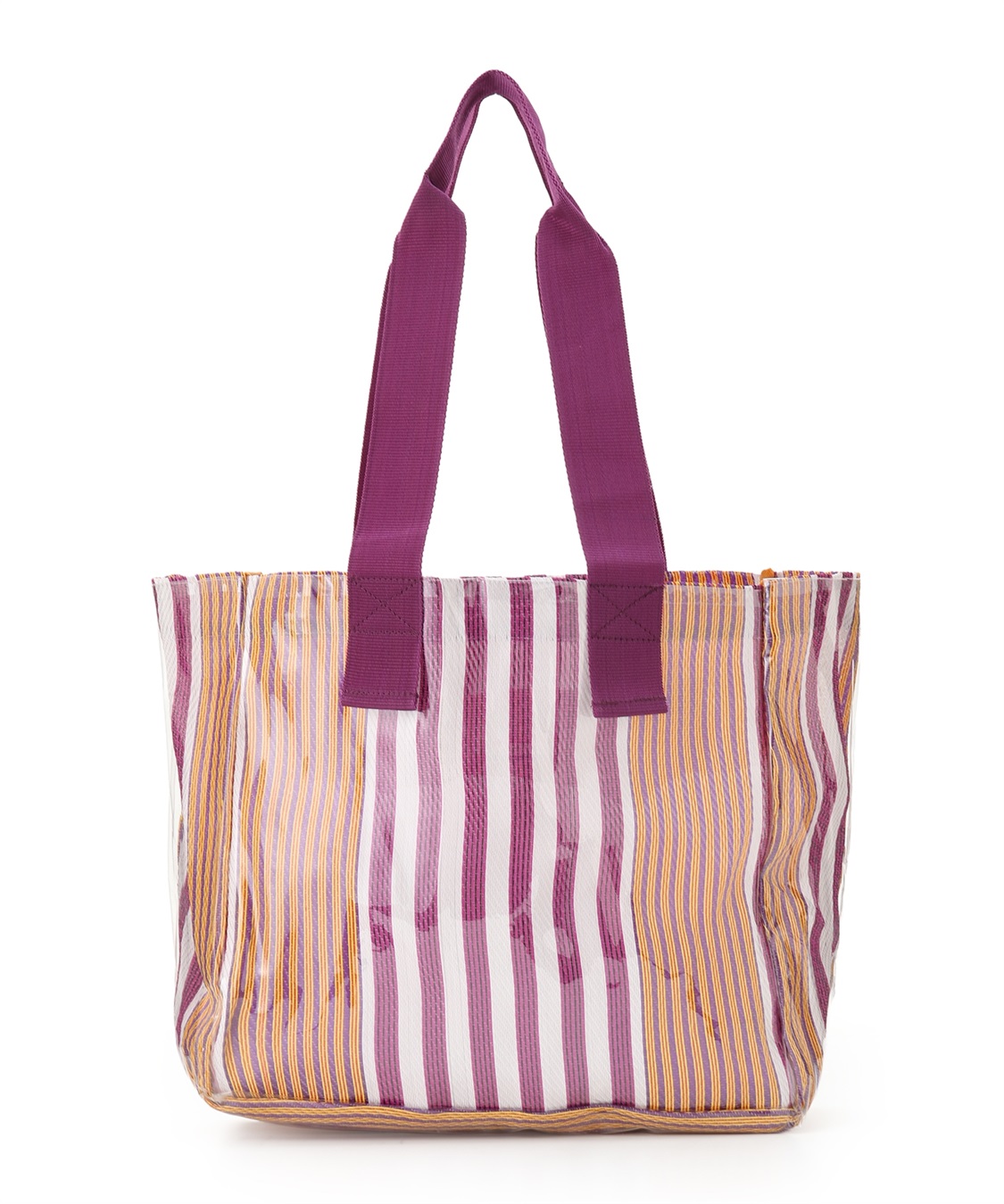 Petit Honfleur マルチカラーストライプトートバッグ_main
