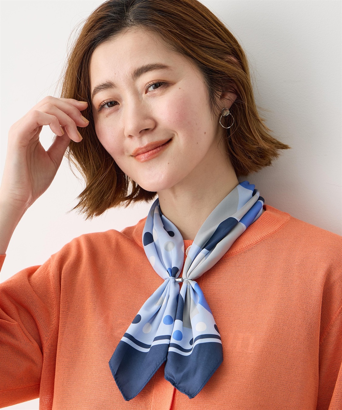 Petit Honfleur ワンタッチプリントスカーフ【接触冷感】_variation_4