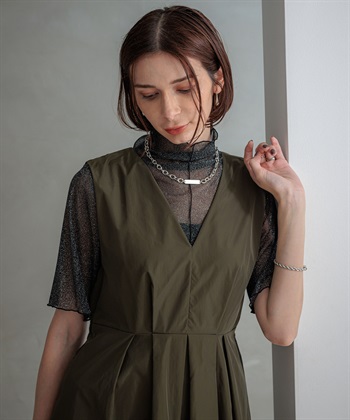 ONE‘S TRUE チュールハイネックプルオーバー_variationthumb_1