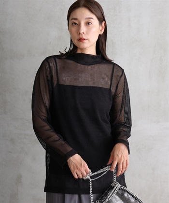 メッシュハイネックTシャツ ONE'S TRUE｜クロスプラス公式通販サイト