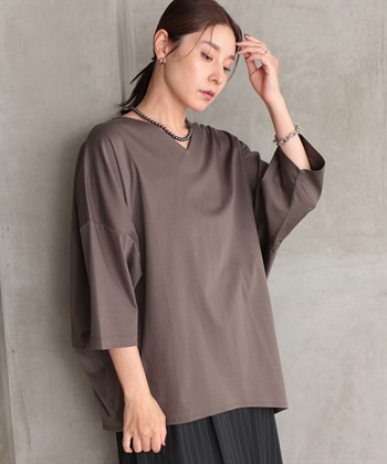 ONE‘S TRUE Vネックオーバープルオーバー_variationthumb_2