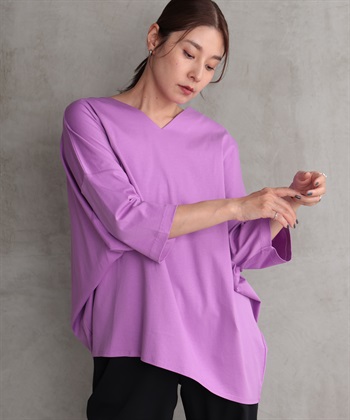 ONE‘S TRUE Vネックオーバープルオーバー_variationthumb_3