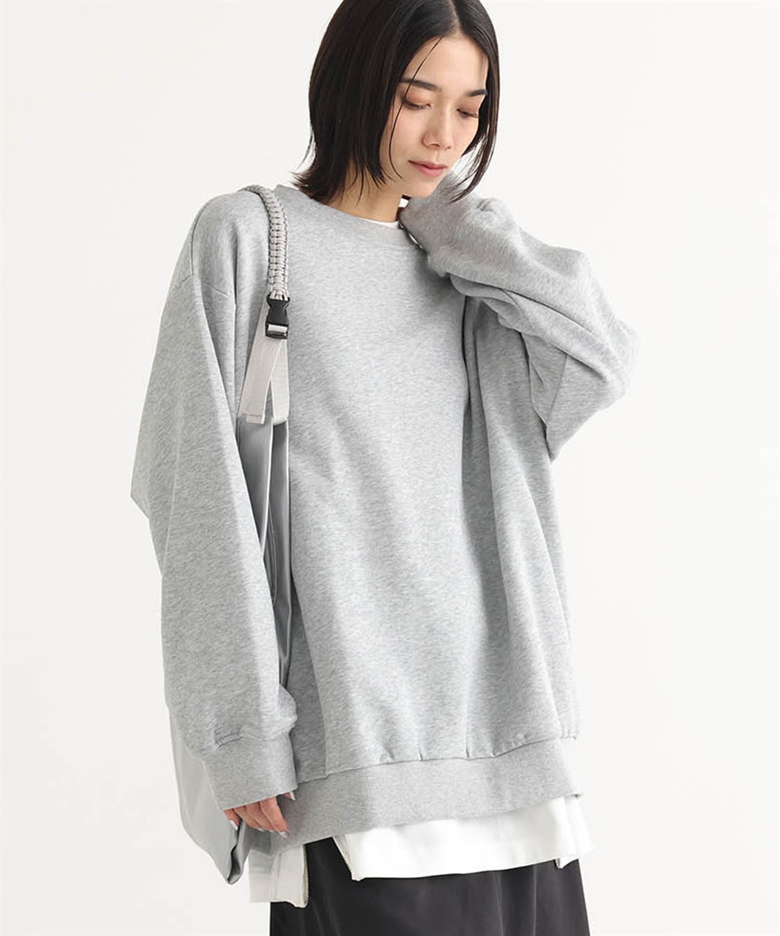 ONE‘S TRUE ビッグシルエット裏毛プルオーバー_main