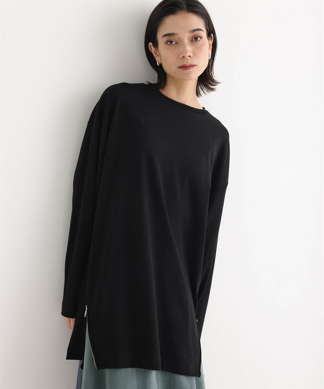 ONE‘S TRUE ZIPヘムプルオーバー_variation_1