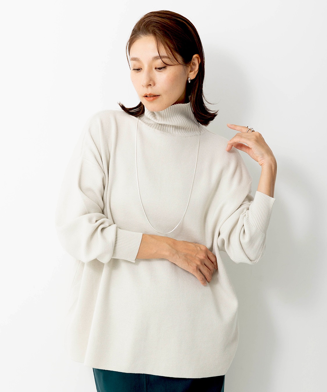 ONE‘S TRUE バックスリットプルオーバー_main