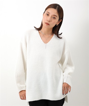 ONE‘S TRUE Vネックプルオーバー_variationthumb_2