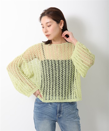 ONE‘S TRUE 透かし編みニットプルオーバー_variationthumb_3