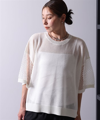 ONE‘S TRUE 半袖ニットプルオーバー_variationthumb_3