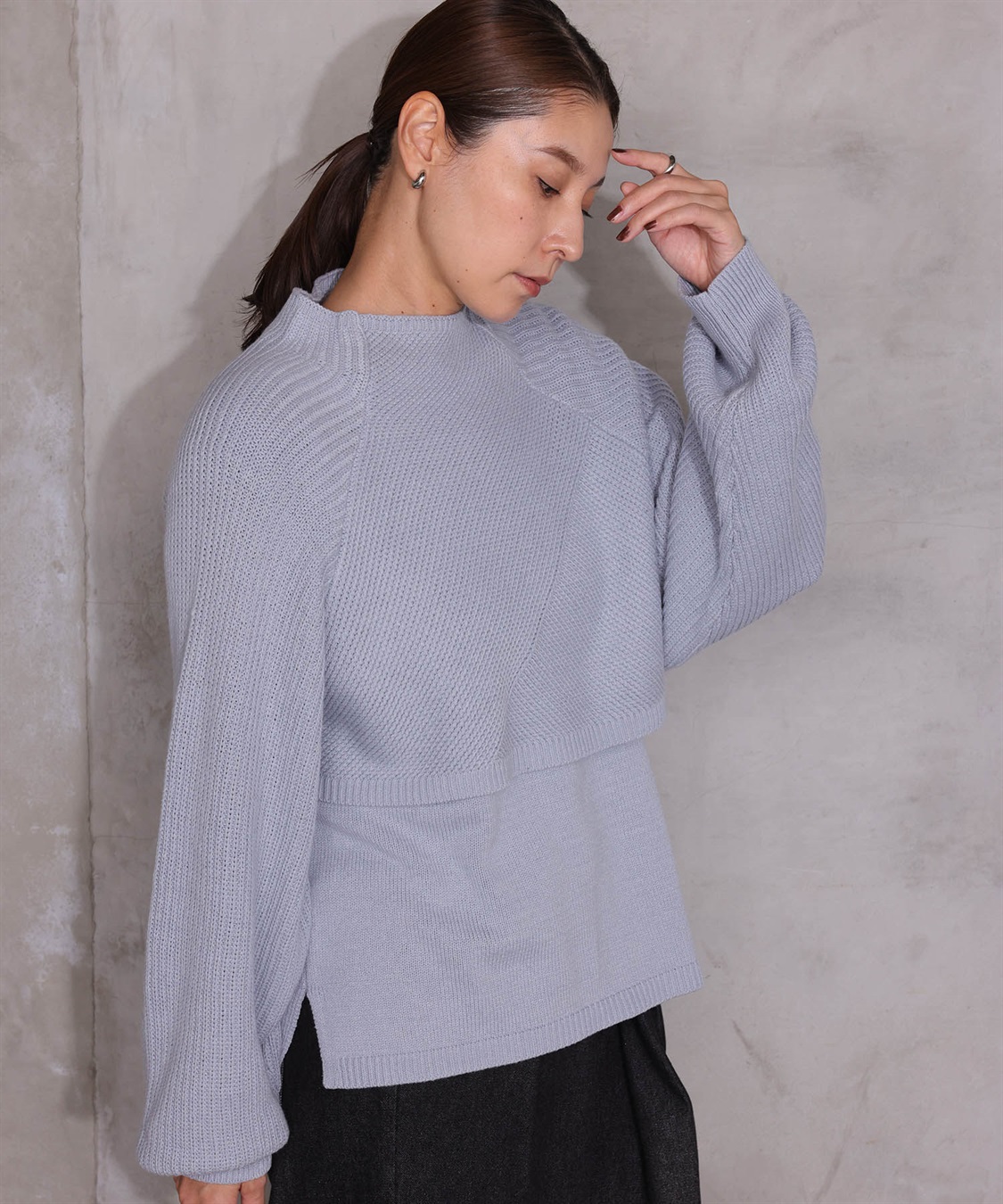 ONE‘S TRUE 2WAYハイネックニットプルオーバー_variation_3