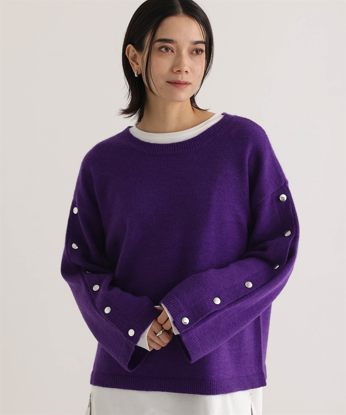 ONE‘S TRUE オープンスリーブニットプルオーバー_variation_3