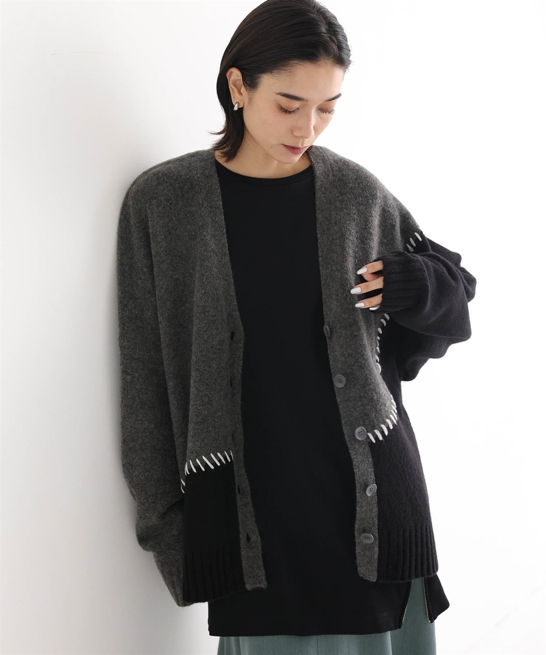 ONE‘S TRUE ドッキングニットカーディガン_variation_1