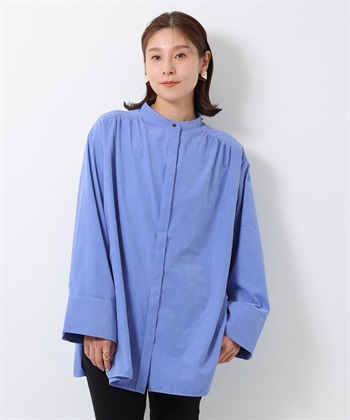 ゆ様☆プラージュ 24SS☆ワイドスリーブストライプシャツ 定価1.8万円 ワイドスリーブシャツチュニック ONE'S TRUE｜クロスプラス公式