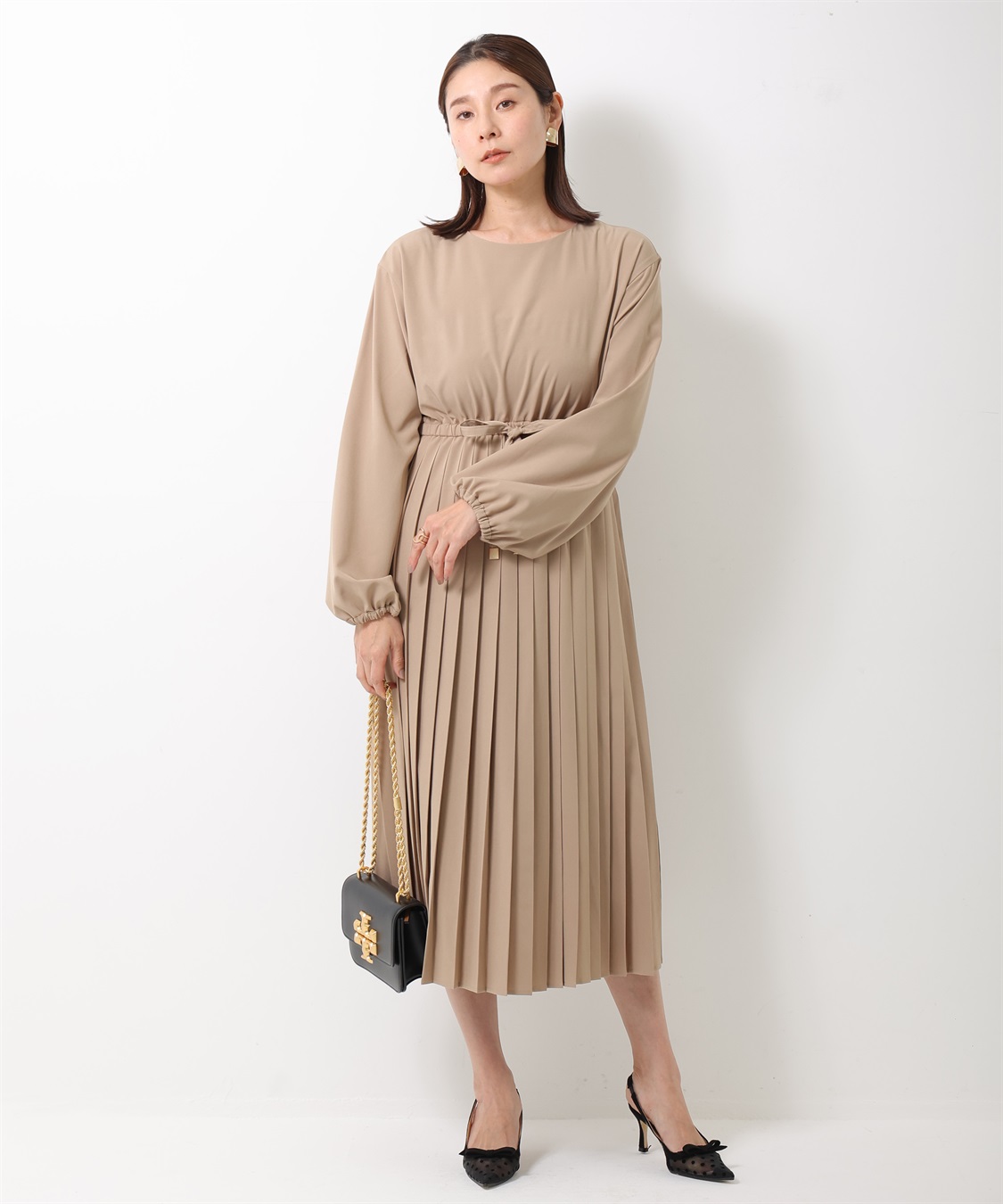 プリーツワンピース ONE'S TRUE｜クロスプラス公式通販サイト