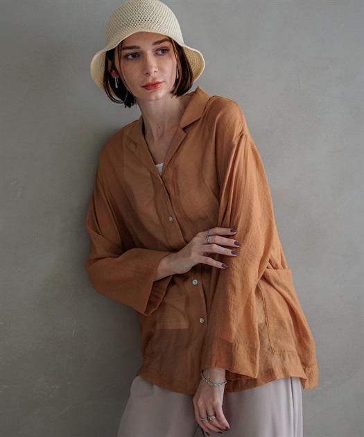 シアーシャツジャケット ONE'S TRUE｜クロスプラス公式通販サイト