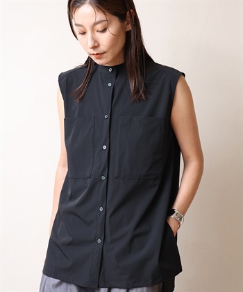 ONE‘S TRUE スリーブレスシャツチュニック_variationthumb_1