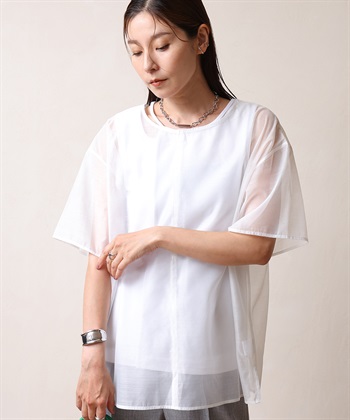 ONE‘S TRUE ハーフスリーブブラウス_variationthumb_2