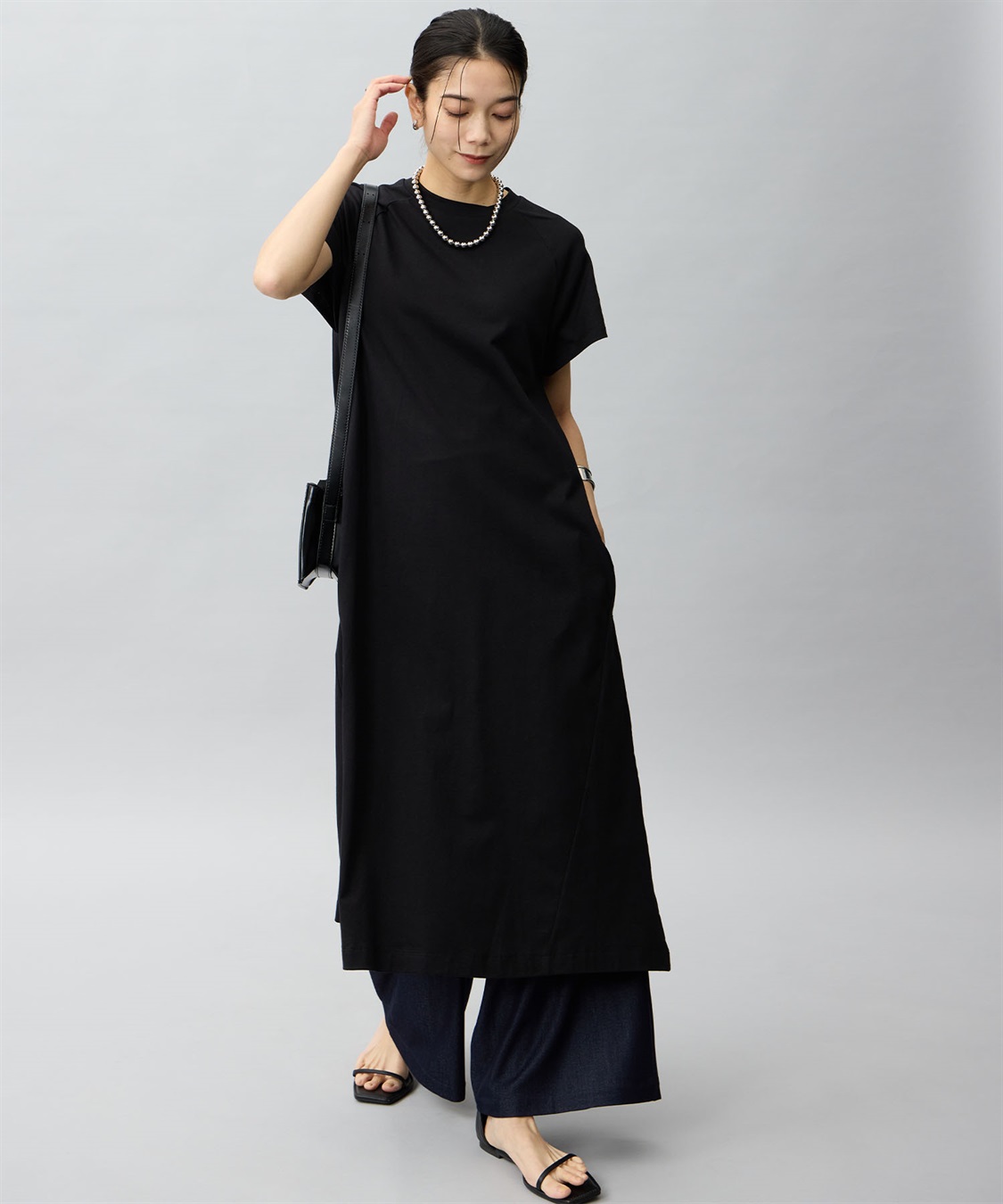 ONE‘S TRUE ラグランスリーブワンピース_variation_1