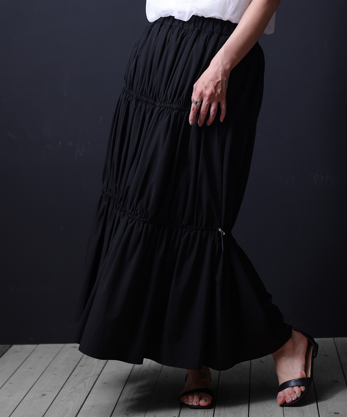 ONE‘S TRUE ドロストティアードスカート_variation_1