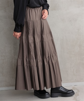 ONE‘S TRUE プリーツティアードスカート_variationthumb_2