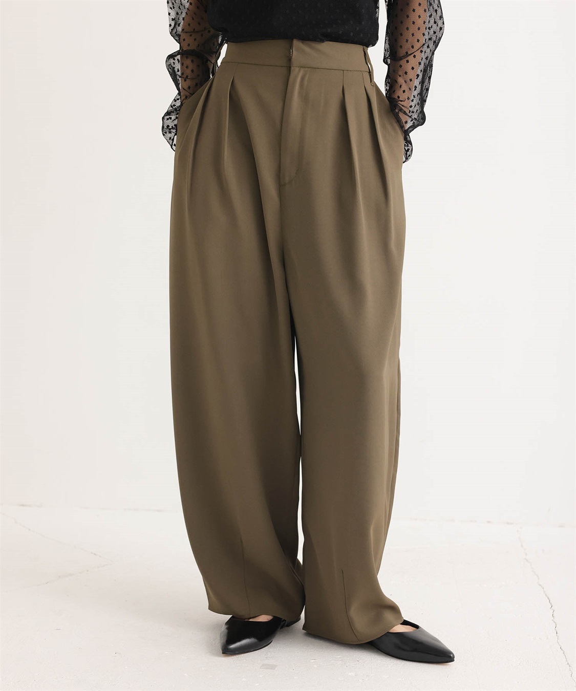 ONE‘S TRUE カーブタックパンツ_variation_2