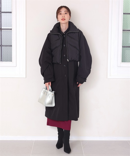 kolor(カラー)】 ニットドッキングコート｜PARIGOT ONLINE