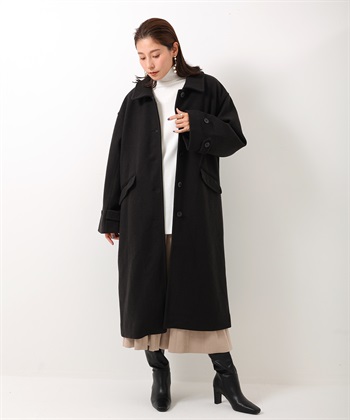 ONE‘S TRUE メルトンステンカラーコート_variationthumb_1